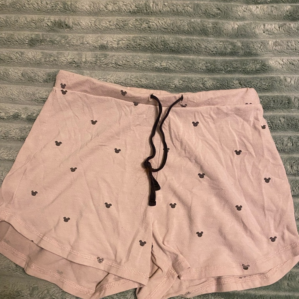 Women's Cream Shorts with Black Accents